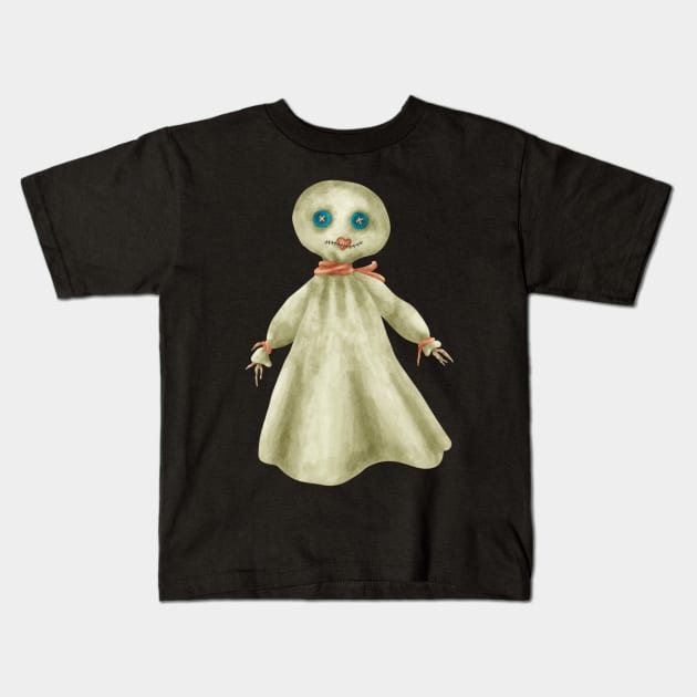 Creepy rag doll Kids T-Shirt by Amalus-files